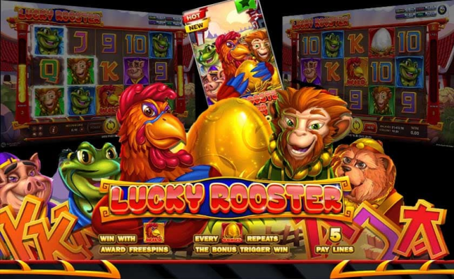 ทดลองเล่นสล็อตฟรีเกมสล็อต Lucky Rooster จากค่ายเกม SLOTXO