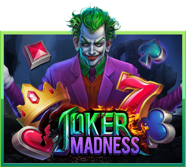 รีวิวเกมสล็อต Joker Madness จากค่ายเกม SLOTXO เกมสล็อตโจ๊กเกอร์ แปลกใหม่ แตกง่าย น่าเล่นสุด ๆ 